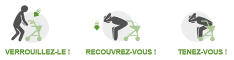 laisser tomber, couvrir, tenir bon